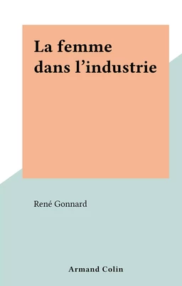 La femme dans l'industrie