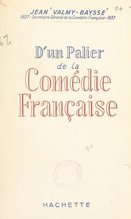 D'un palier de la Comédie française