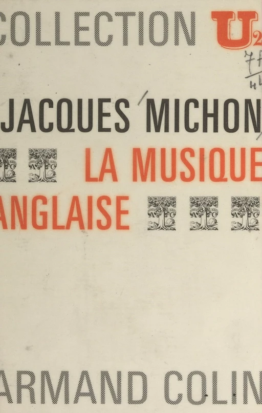 La musique anglaise - Jean Maillard, Jacques Michon - (Armand Colin) réédition numérique FeniXX