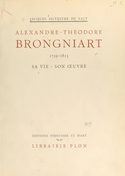 Alexandre-Théodore Brongniart, 1739-1813