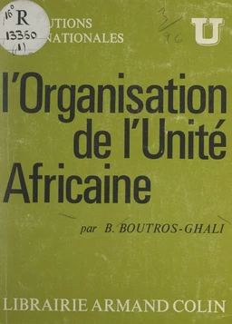 L'organisation de l'unité africaine