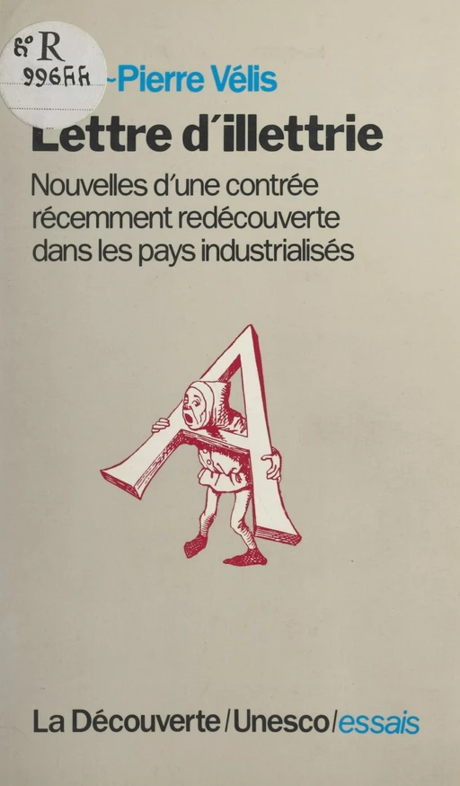 Lettre d'Illettrie - Jean-Pierre Vélis - (La Découverte) réédition numérique FeniXX