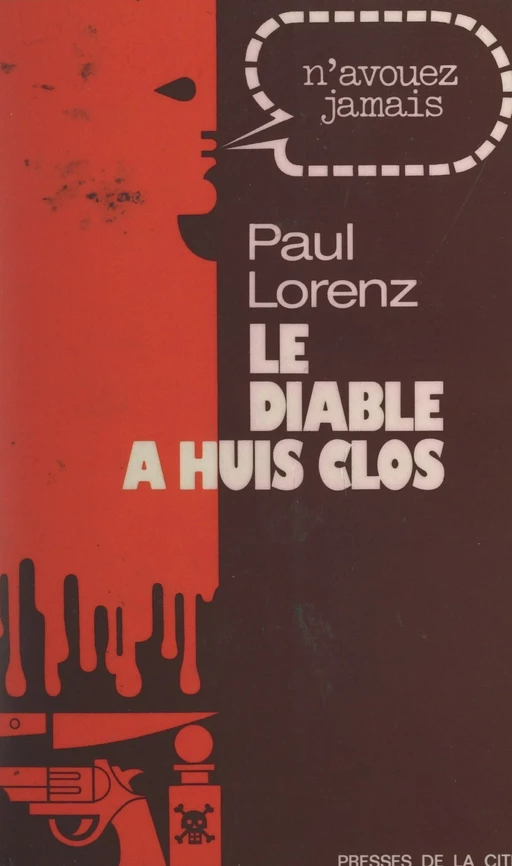 Le diable à huis clos - Paul Lorenz - (Presses de la Cité) réédition numérique FeniXX