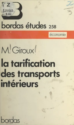 La tarification des transports intérieurs