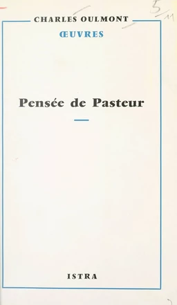 Pensée de Pasteur