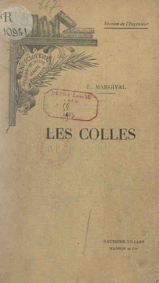 Les colles - François Margival - Dunod (réédition numérique FeniXX)