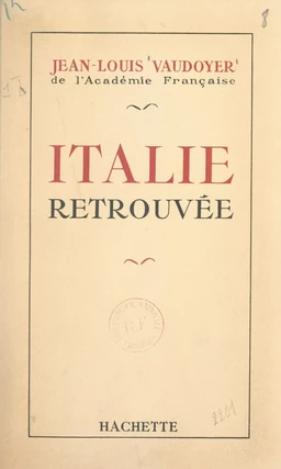 Italie retrouvée