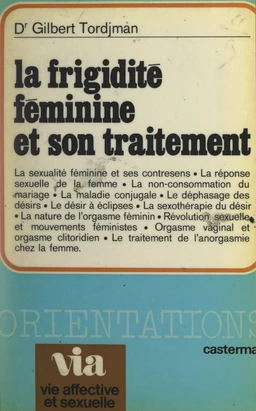 La frigidité féminine et son traitement