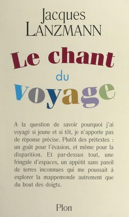 Le chant du voyage