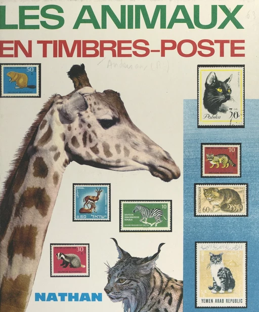 Les animaux en timbres-poste - Roby Anderson - (Nathan) réédition numérique FeniXX