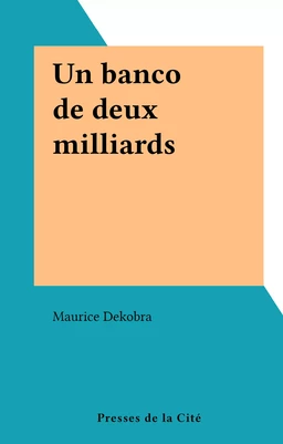 Un banco de deux milliards