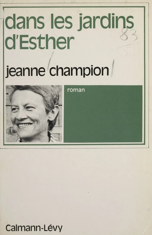 Dans les jardins d'Esther - Jeanne Champion - FeniXX réédition numérique