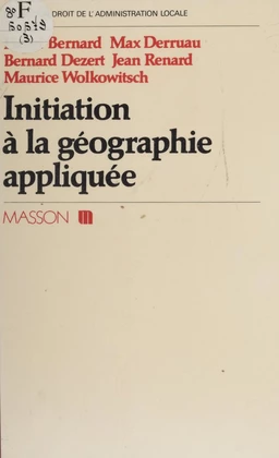 Initiation à la géographie appliquée