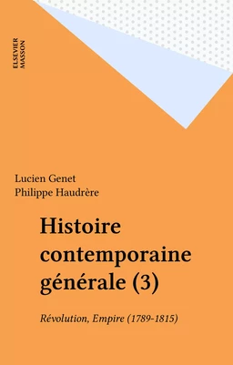 Histoire contemporaine générale (3)