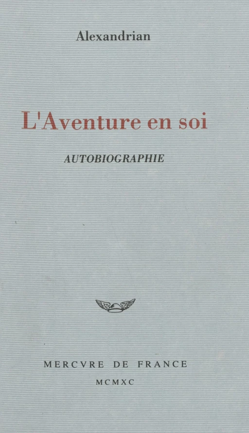 L'Aventure en soi -  Alexandrian - FeniXX réédition numérique