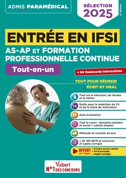 Entrée en IFSI pour AS-AP et formation professionnelle continue (FPC)