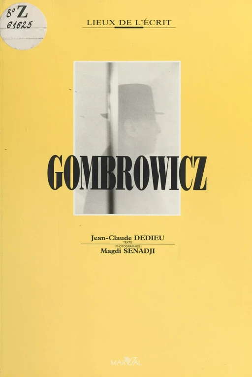 Gombrowicz - Jean-Claude Dedieu - FeniXX réédition numérique