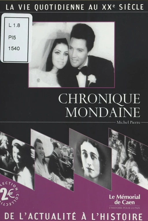 Chronique mondaine - Michel Pierre - FeniXX réédition numérique