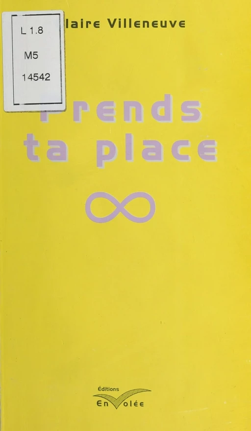 Prends ta place - Claire Villeneuve - FeniXX réédition numérique