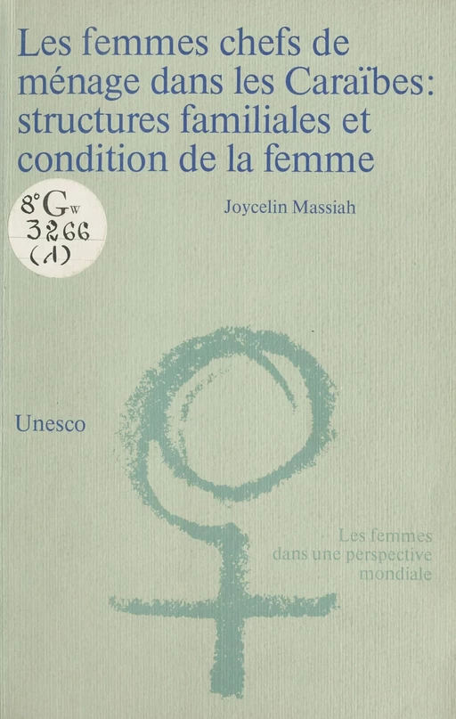 Les Femmes chefs de ménage dans les Caraïbes - Joycelin Massiah - FeniXX réédition numérique