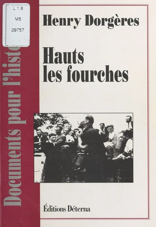 Haut les fourches - Henry Dorgères - FeniXX réédition numérique