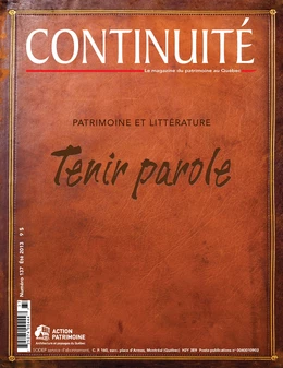 Continuité. No. 137, Été 2013