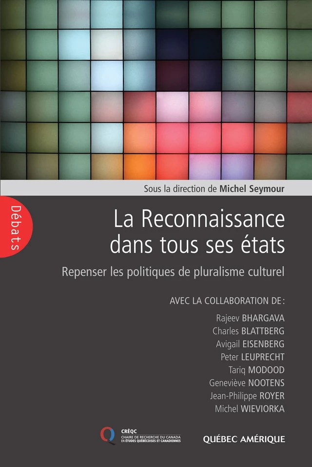 La Reconnaissance dans tous ses états - Michel Seymour - Québec Amérique