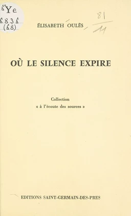 Où le silence expire