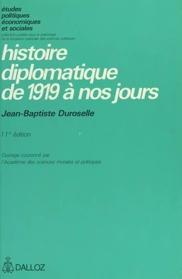 Histoire diplomatique de 1919 à nos jours