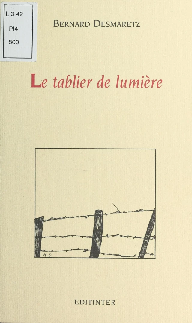 Le Tablier de lumière - Bernard Desmaretz - FeniXX réédition numérique