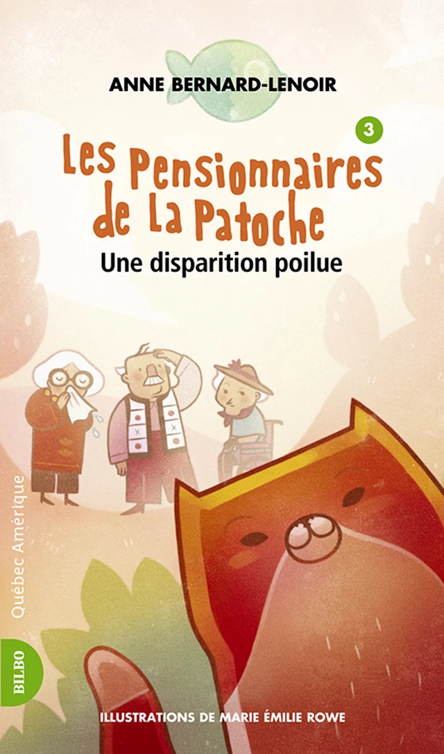 Les Pensionnaires de La Patoche 3- Une Disparition poilue - Anne Bernard-Lenoir - Québec Amérique