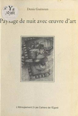 Paysage de nuit avec œuvre d'art