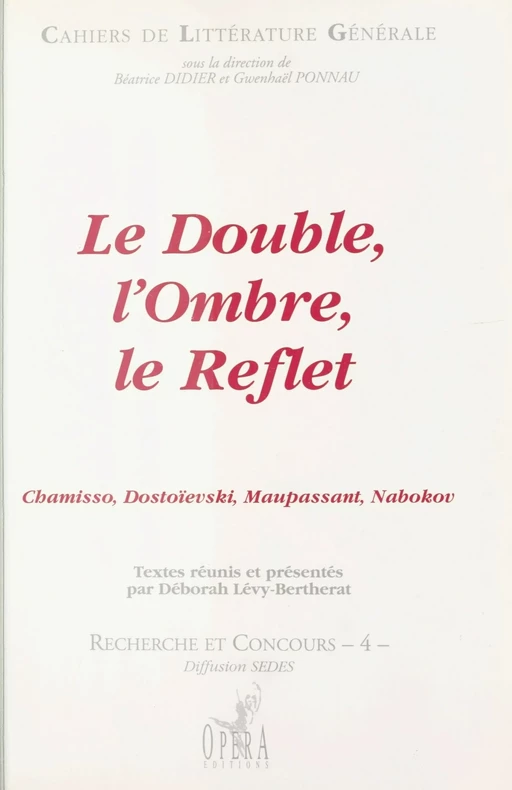 Le Double, l'ombre, le reflet - Déborah Lévy-Bertherat - FeniXX réédition numérique