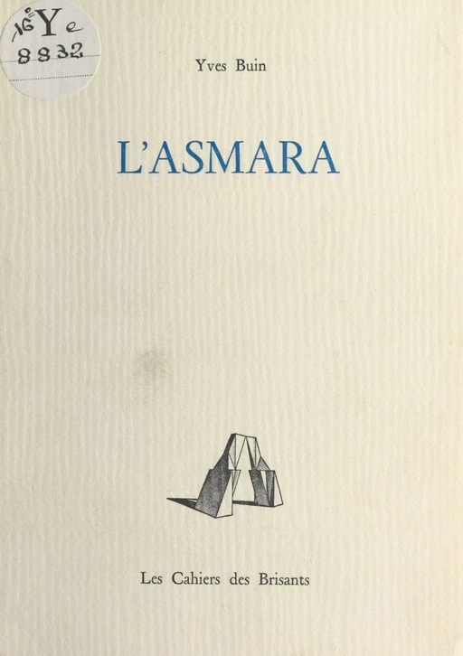 L'Asmara - Yves Buin - FeniXX réédition numérique