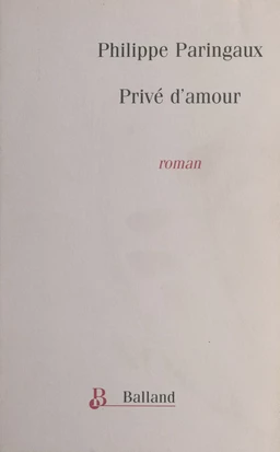 Privé d'amour