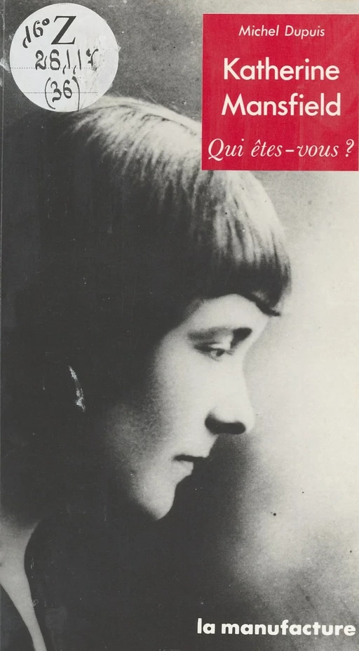 Katherine Mansfield - Michel Dupuis - FeniXX réédition numérique