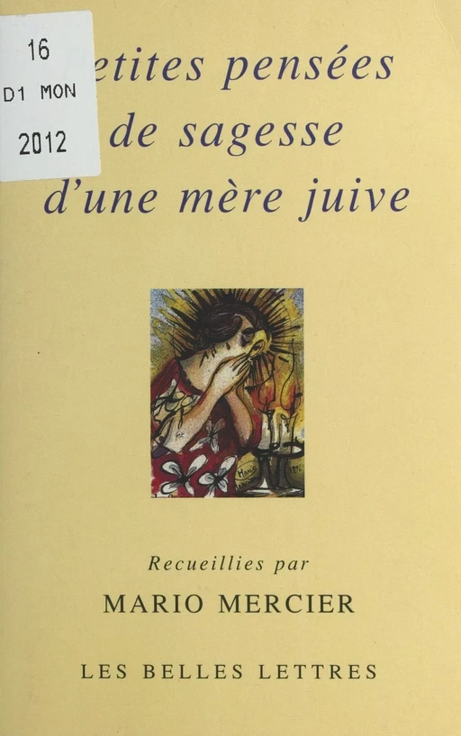 Petites pensées de sagesse d'une mère juive - Mario Mercier - FeniXX réédition numérique