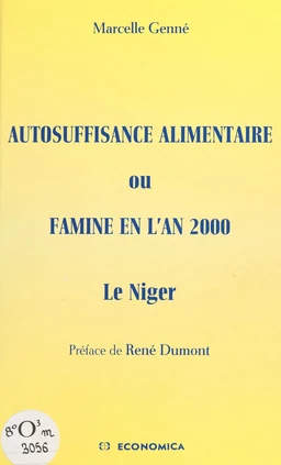 Le Niger : autosuffisance alimentaire ou famine en l'an 2000