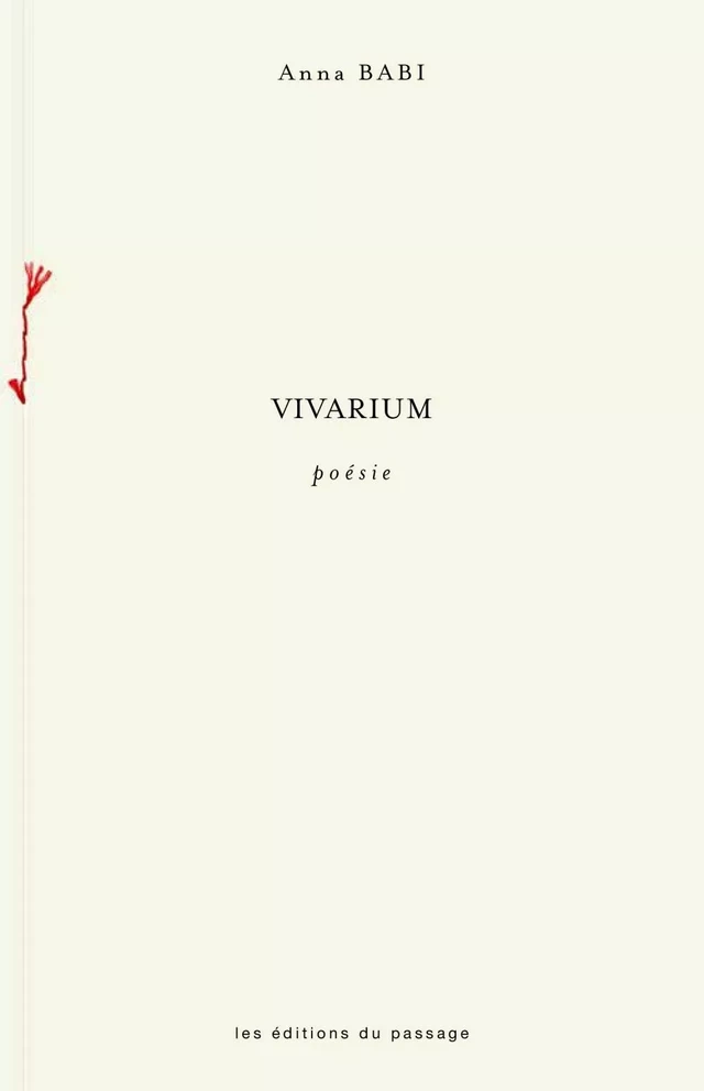 Vivarium - Anna Babi - Du Passage