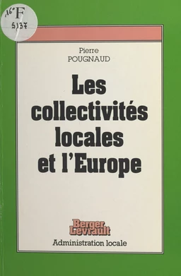 Les Collectivités locales et l'Europe