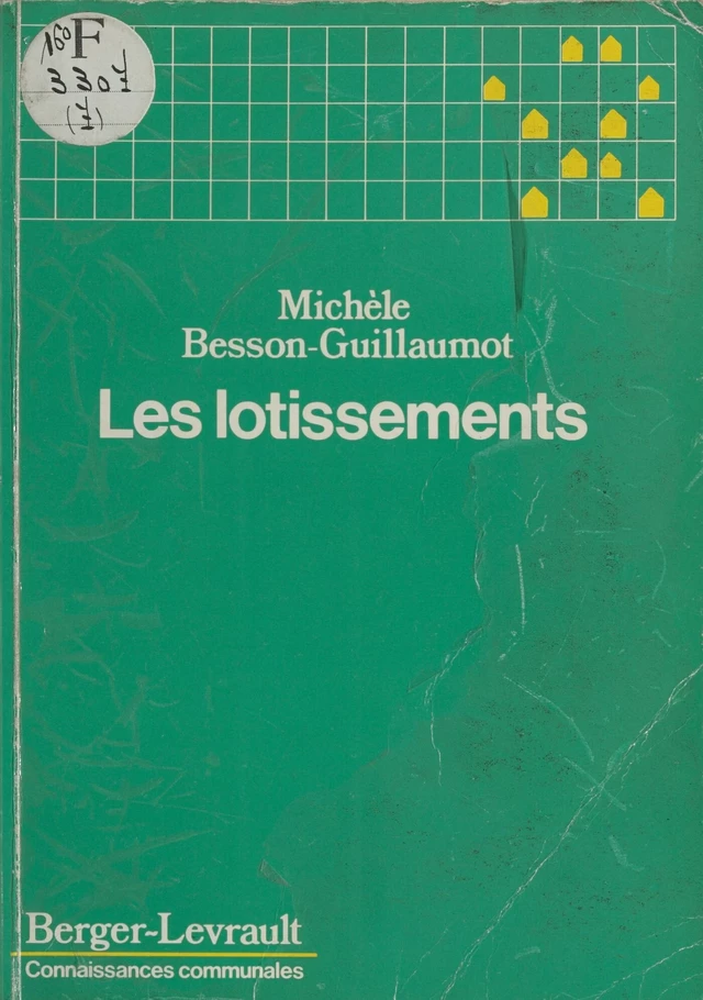 Les Lotissements - Michèle Besson-Guillaumot - FeniXX réédition numérique