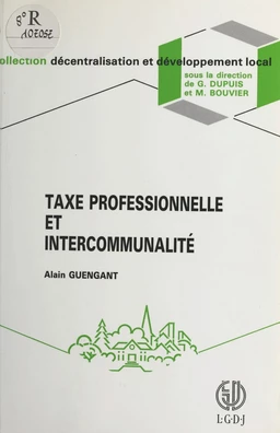 Taxe professionnelle et intercommunalité