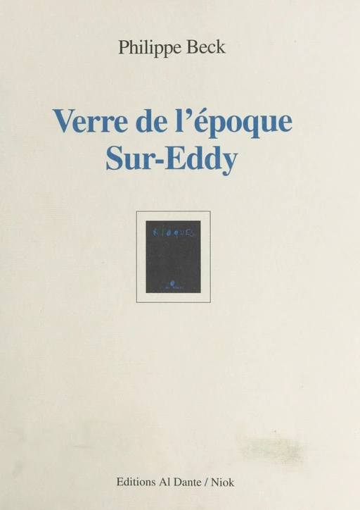 Verre de l'époque sur Eddy - Philippe Beck - FeniXX réédition numérique