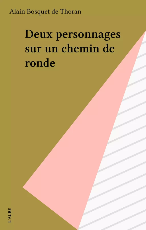 Deux personnages sur un chemin de ronde - Alain Bosquet de Thoran - FeniXX réédition numérique