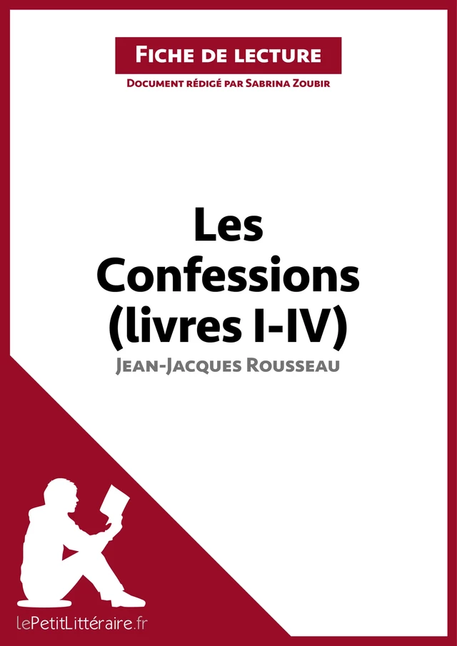 Les Confessions (livres I-IV) de Jean-Jacques Rousseau (Fiche de lecture) -  lePetitLitteraire, Sabrina Zoubir - lePetitLitteraire.fr