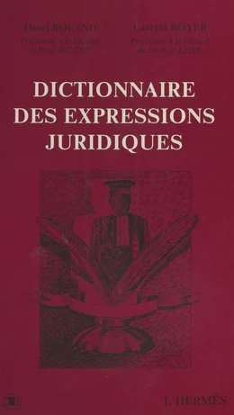 Dictionnaire des expressions juridiques