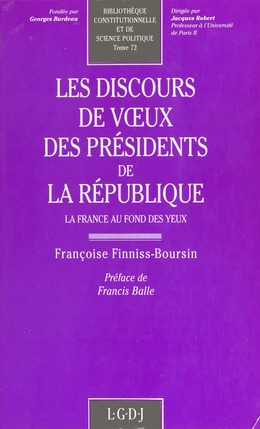 Les Discours de vœux des Présidents de la République