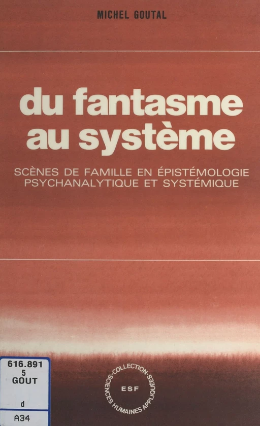 Du fantasme au système : scènes de famille en épistémologie psychanalytique et systémique - Michel Goutal - FeniXX réédition numérique