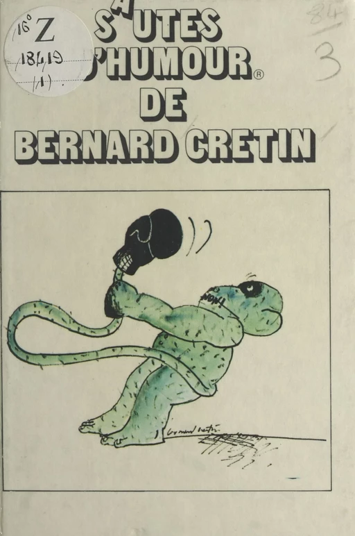 Sautes d'humour de Bernard Cretin - Bernard Cretin - FeniXX réédition numérique