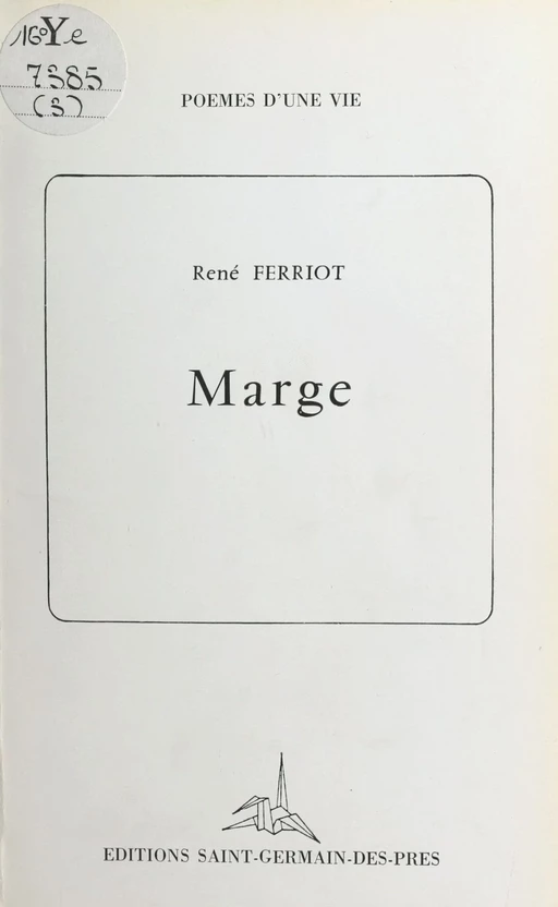 Marge - René Ferriot - FeniXX réédition numérique